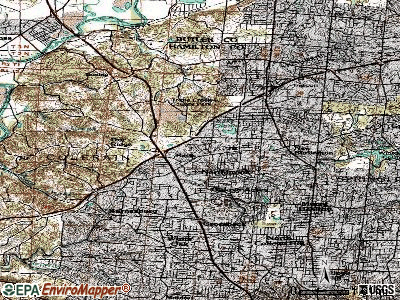 Northgate topographic map