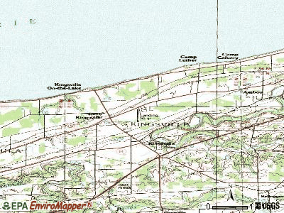 North Kingsville topographic map
