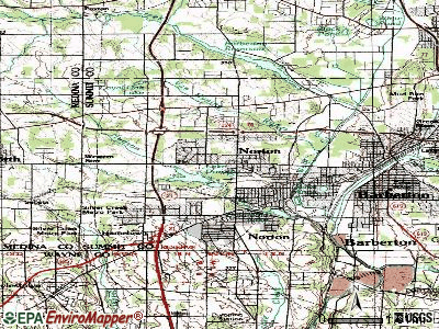 Norton topographic map