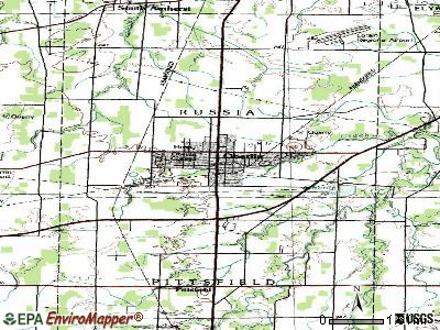 Oberlin topographic map