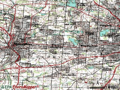 Perry Heights topographic map