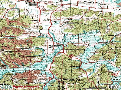 Plainfield topographic map