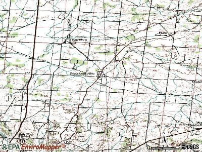 Pleasantville topographic map