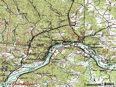 Pomeroy topographic map