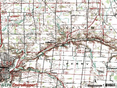 Port Jefferson topographic map