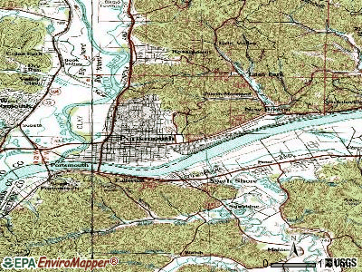 Portsmouth topographic map