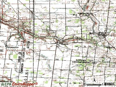 Quincy topographic map