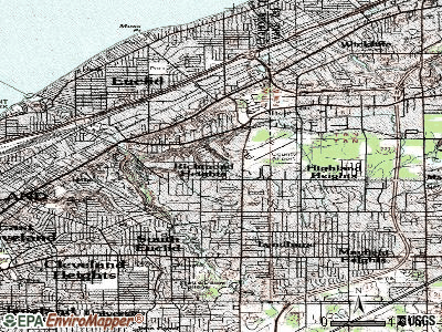 Richmond Heights topographic map