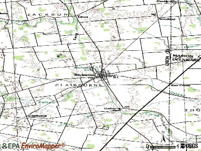 Richwood topographic map