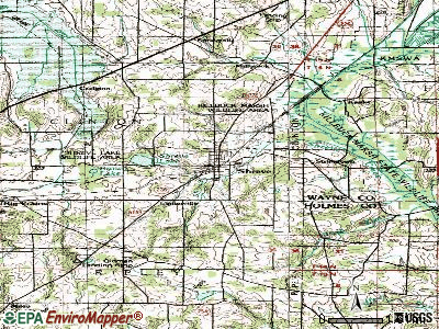 Shreve topographic map