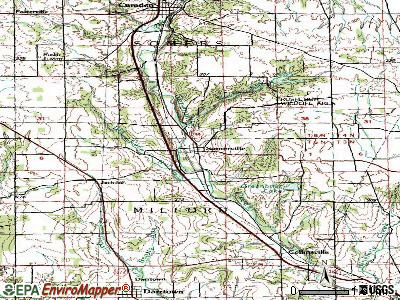 Somerville topographic map