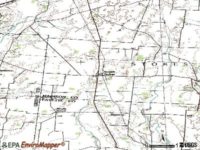 South Solon topographic map