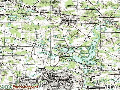 Sugar Bush Knolls topographic map