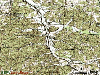 Sugar Grove topographic map