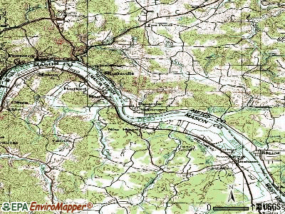 Syracuse topographic map