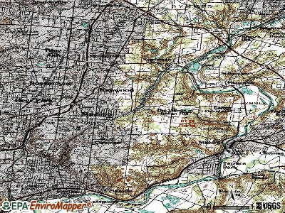 The Village of Indian Hill topographic map
