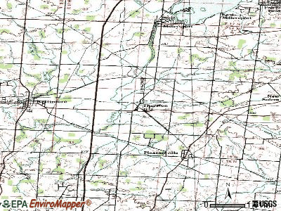 Thurston topographic map
