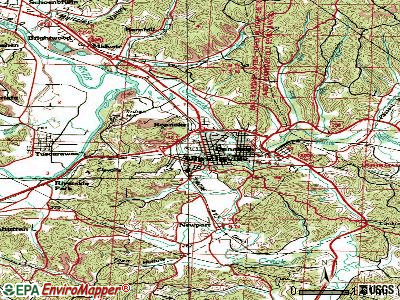 Uhrichsville topographic map