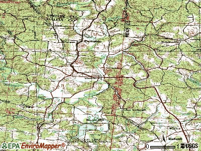 Vinton topographic map
