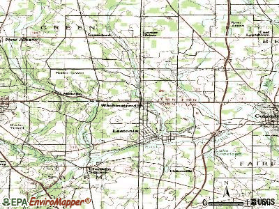 Washingtonville topographic map