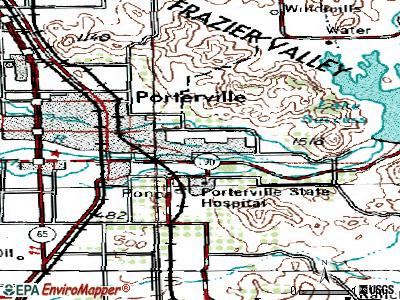 Easton topographic map