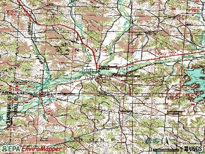 Waynesburg topographic map