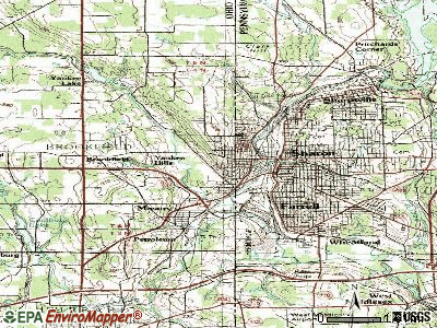 West Hill topographic map