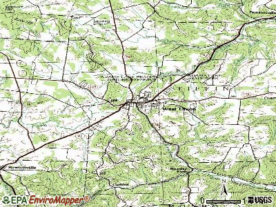West Union topographic map
