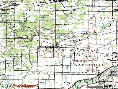 Whitehouse topographic map