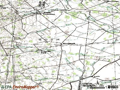 Woodstock topographic map