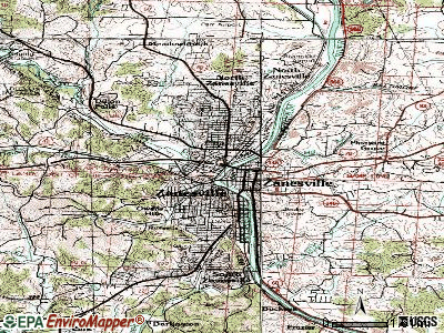 Zanesville, Ohio (OH 43701) profile: population, maps, real estate