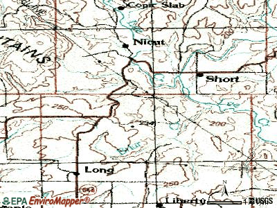 Belfonte topographic map