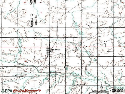 Billings topographic map