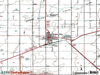 Boise topographic map