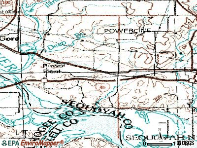 Carlile topographic map