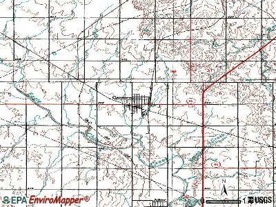 Carmen topographic map