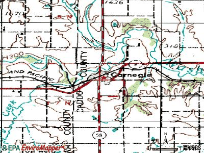 Carnegie topographic map