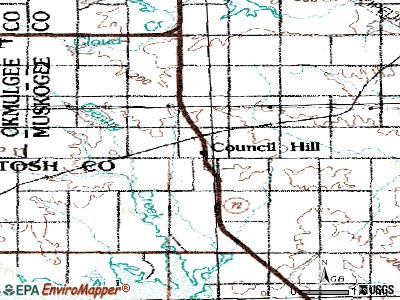 Copan topographic map