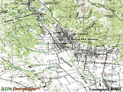 El Verano topographic map