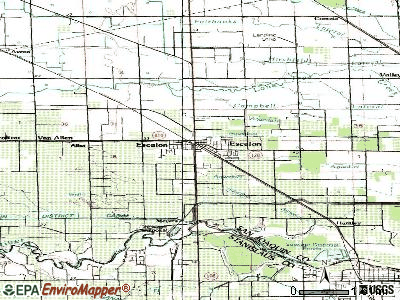 Escalon topographic map