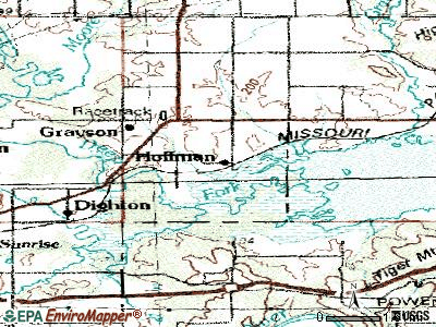 Hoffman topographic map