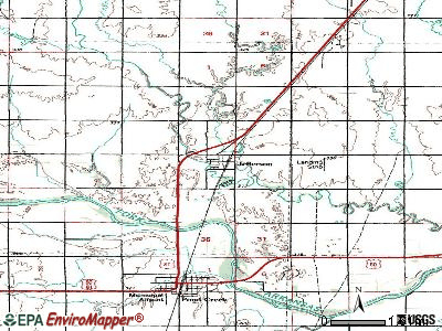 Jefferson topographic map