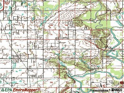 Limestone topographic map