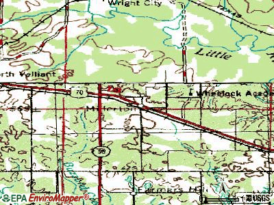 Millerton topographic map