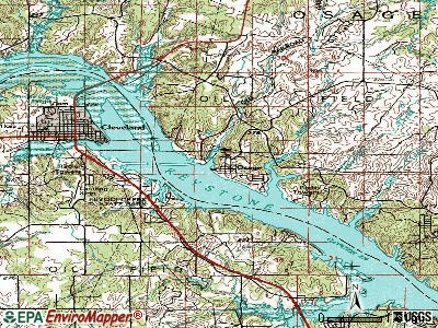 Optima topographic map
