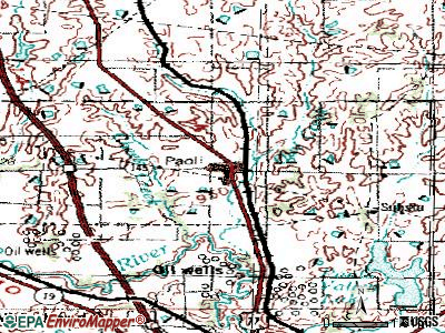 Paoli topographic map