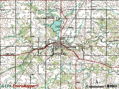 Pawnee topographic map