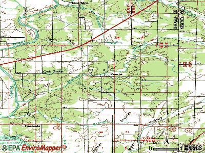 Peoria topographic map