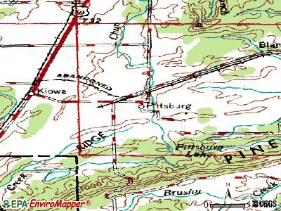 Pittsburg topographic map