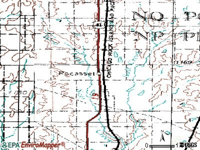 Pocasset topographic map